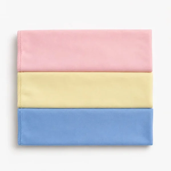 Candy Clouds Baby Cotton Washcloth Set – Pack of 3