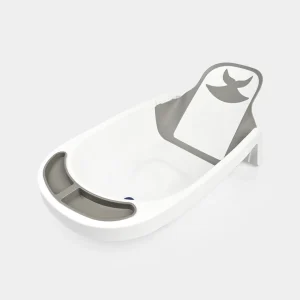 Baby Bath Tub with Adjustable Backrest 8019 Grey