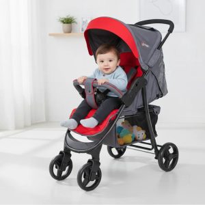 Tinnies Baby Stroller - Red (E03)