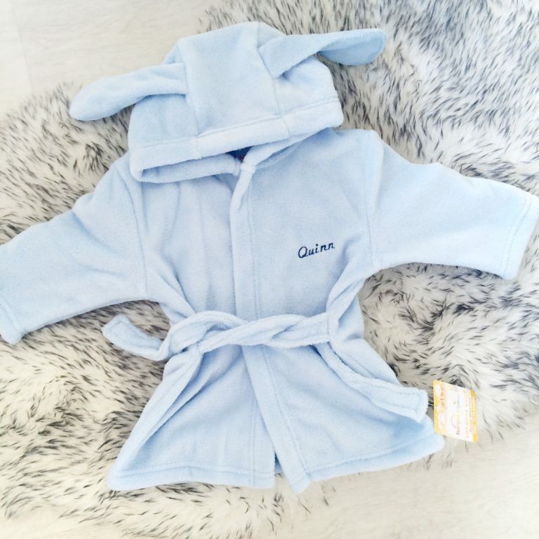 Blush Bunny Pink Kids Bathrobe
