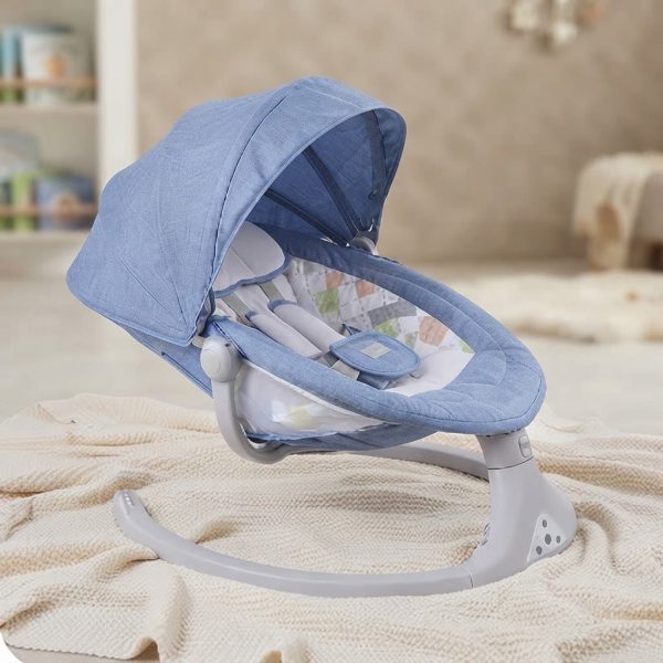Tinnies Baby Grey Swing with Music – Newborn to 1 Year