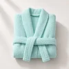 f Mint blue Cloud Kids Bathrobe