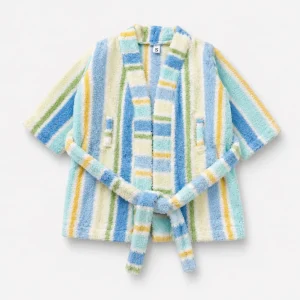Ocean Breeze Stripe Baby Bath Robe