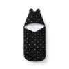 Polka Dot Baby Swaddle Wrap with Bear Ears