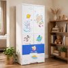 Kideez Wardrobe - 6 Layer - Bear Space Print 2222