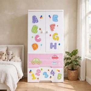 Kideez Wardrobe - Alphabet Print -- 5 Layer
