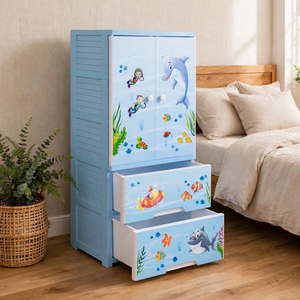 Kideez Ocean Print Wardrobe - 5 Layers - 2022 OB