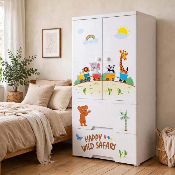 image_ff8cbe-edited-2 (1) Kideez Safari Print Wardrobe - 5 Layers 2022 SW