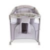 ALL-IN-ONE BABY PLAY PEN, BABY COT– GREY