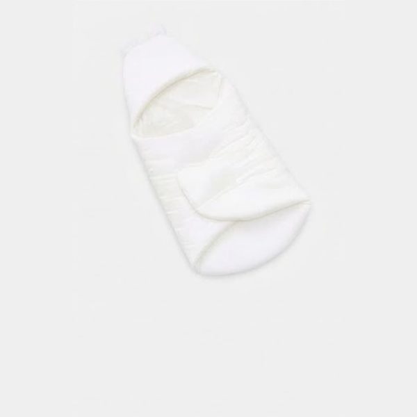 swaddle_2_white (1) Bunny Ears Baby Sleeping Bag