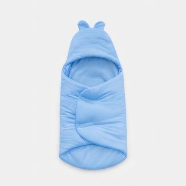 swaddle_5_sky_blue (1) Bunny Ears Baby Sleeping Bag