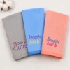 Embroidered Baby Washcloth Set – 3 Pack