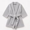 uuu Classic Grey Kids Bathrobe