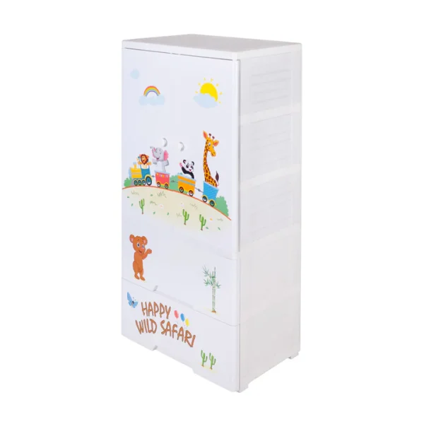 vvbjhf Kideez Wardrobe - Safari Print Bz-2222