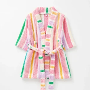 Pastel Candy Stripe Baby Bath Robe