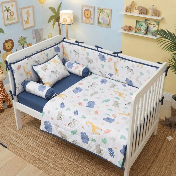 Animal Bedding Cot Set Pack of 6