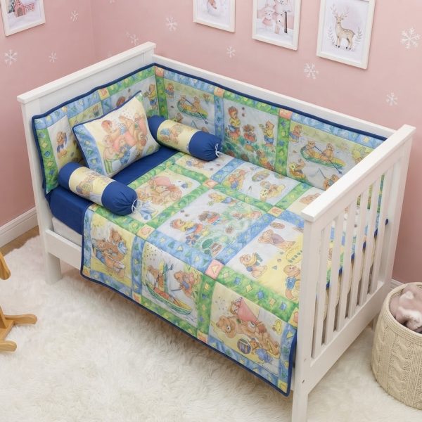 931 Cot Bedding Cot Set Premium Quality Pack of 6