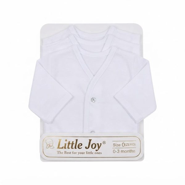 long-sleeve side-snap baby vest