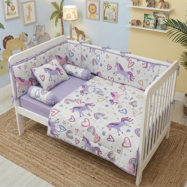 Unicorn Bedding Cot Set Pack of 6