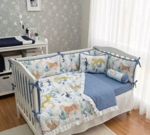 Safari Wildlife Baby Bedding Cot Set Pack of 6