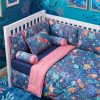 MERMAID BLUE KIDS Comforter Cot Set Pack of 6