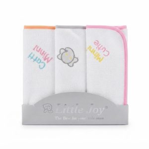 soft white baby face towels or washcloths