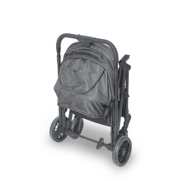 TINNIES BABY STROLLER – GREEN, FOLDABLE WITH REVERSIBLE HANDLE