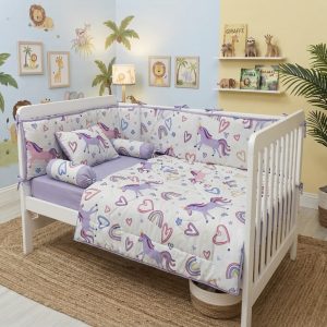 Unicorn Bedding Cot Set Pack of 6