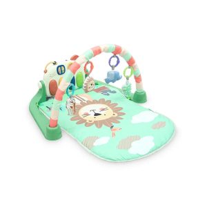 PLAY-GYMS-T714 Tinnies Baby Piano Play Gym & Activity Mat Green (0–36 Months)