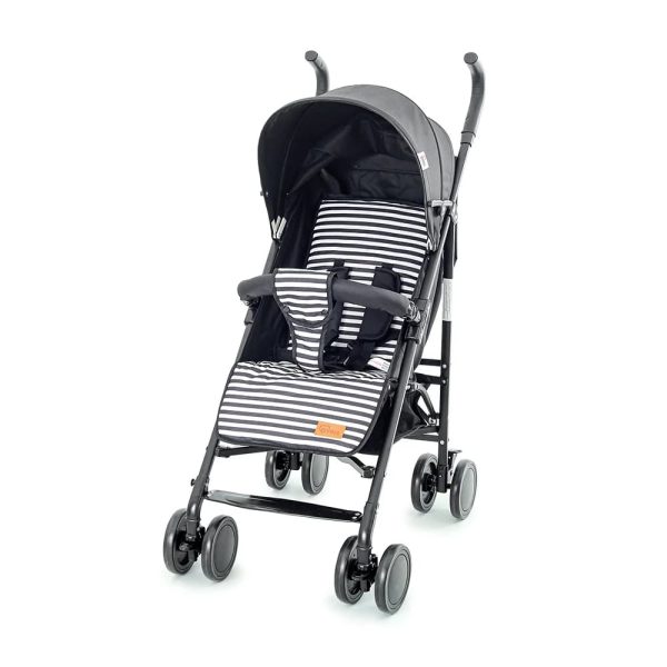 STROLLERS-_-BUGGIES-T054-Black TINNIES BABY BUGGY STROLLER – LIGHTWEIGHT & FOLDABLE BABY PRAM