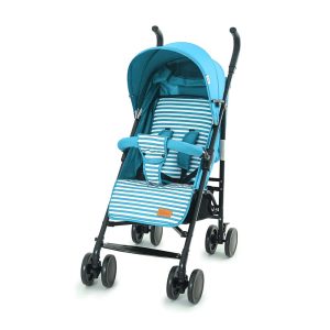 TINNIES BABY STROLLER BUGGY – GREEN STRIPPED