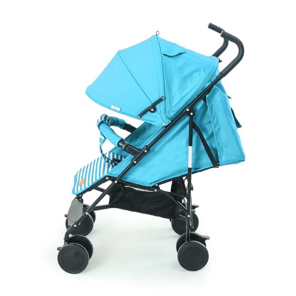 TINNIES BABY STROLLER BUGGY – GREEN STRIPPED