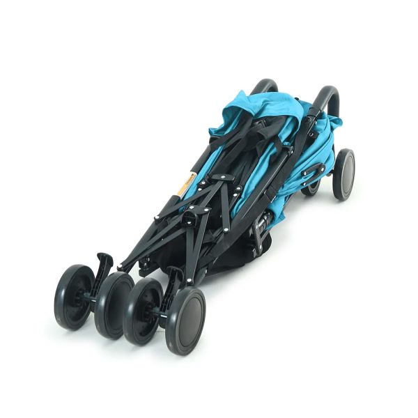 TINNIES BABY STROLLER BUGGY – GREEN STRIPPED