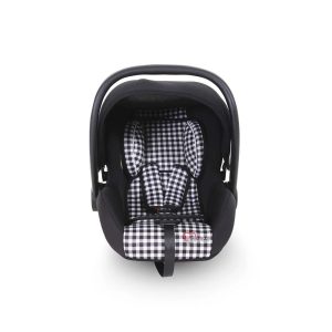2-IN-1 BABY CARRIER & CAR SEAT – NEWBORN TO 18 MONTHS (BLACK CHECK, UNISEX)