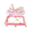 PINK BABY WALKER – PADDED SEAT & TOY TRAY