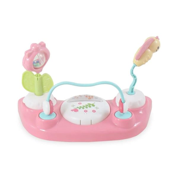 PINK BABY WALKER – PADDED SEAT & TOY TRAY