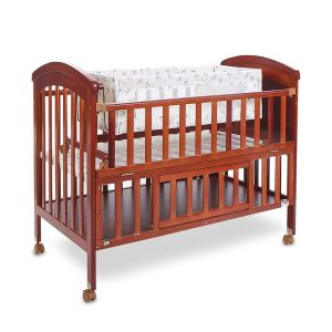 cots-t902-brown-i_1 WOODEN BABY COT WITH STORAGE – BROWN