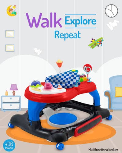 Tinnies Baby Walker Multi Functions