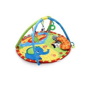 UNISEX BABY PLAY MAT – 4-IN-1 ACTIVITY MAT WITH TOYS (0–12 MONTHS)