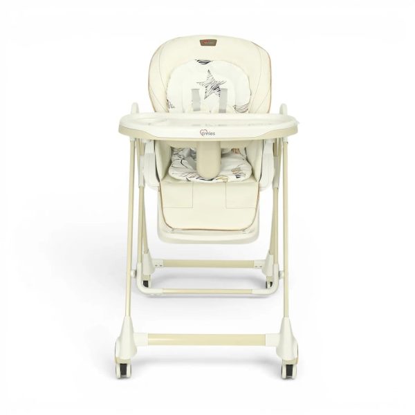 TINNIES BABY HIGH CHAIR W/SWING - WHITE