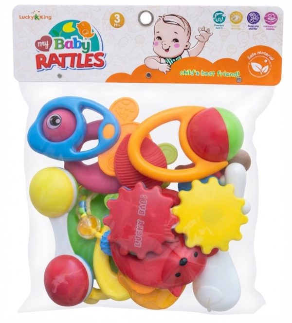 10 Pcs Rattle Set - my Baby RATTLES 225D396