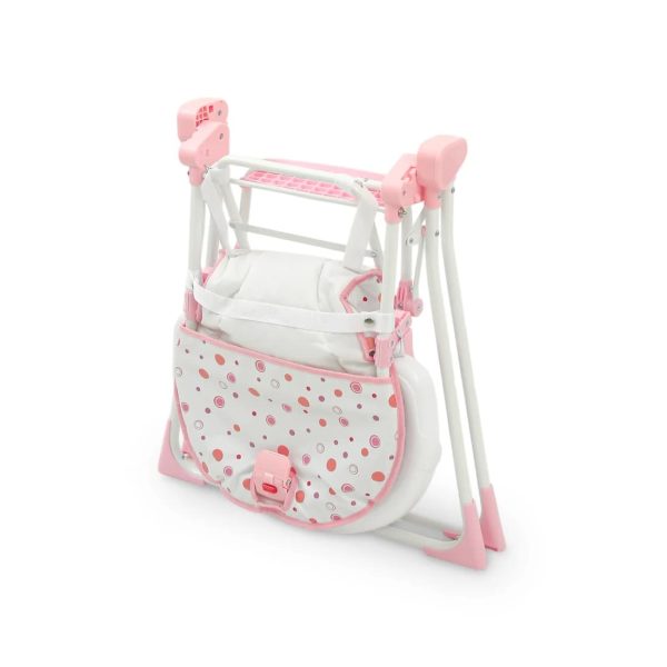 TINNIES PREMIUM POLKA DOT FOLDABLE HIGH CHAIR