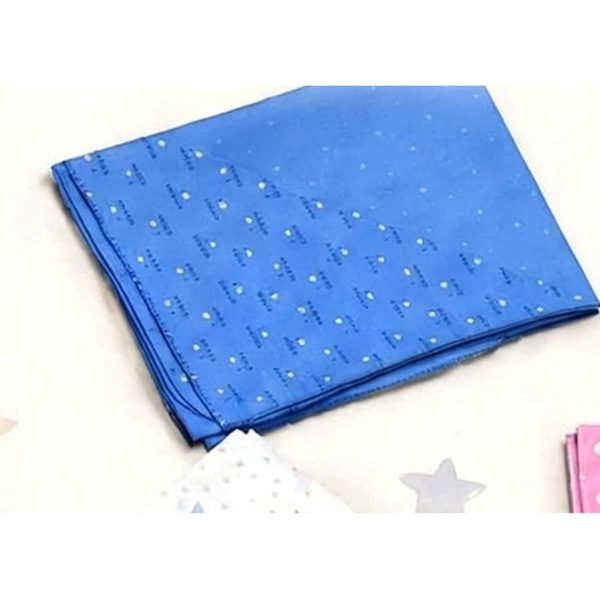 01_Blue_Dotted_Top Little joy Baby Wrapping Shawls