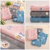 Duck Print Soft Fleece Baby Blanket