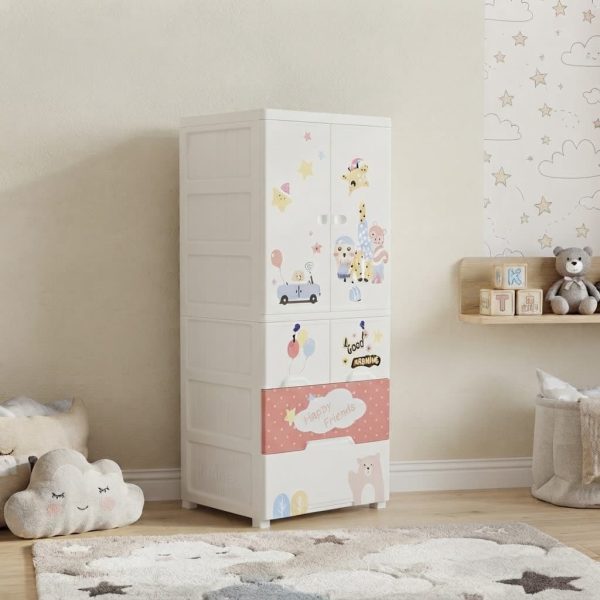 Happy Friends 6 Layers Kideez Wardrobe J-2222 HF