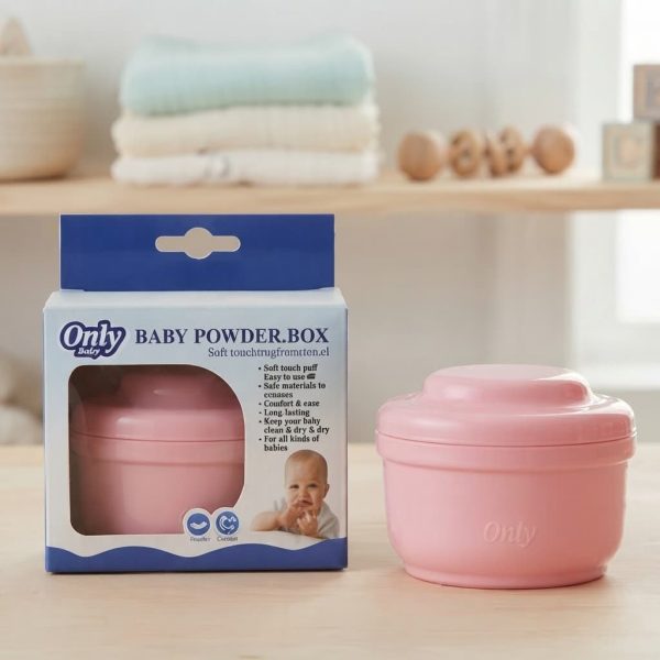 Baby Powder Box with Puff
