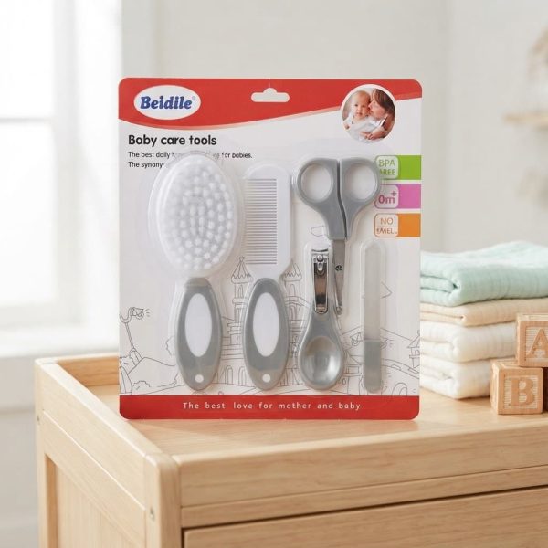 20d28d91-7697-4005-bd55-57620049e6ce (1) Baby Care Tools Set - 5 Pcs Grooming Kit