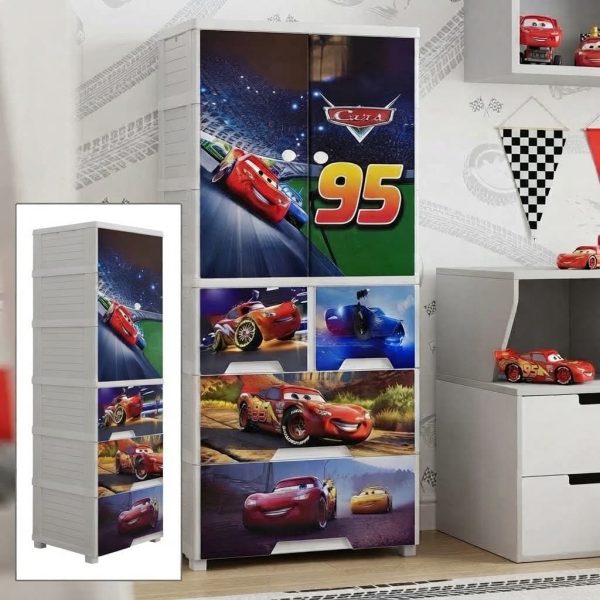 Kideez Wardrobe 2222-CAR