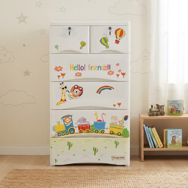 Cartoon Drawer Hello Friends – 5 Layers