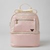 6b634467-5da1-4bab-84dc-b378df25f102 (1) Light Pink And White Patterned Backpack